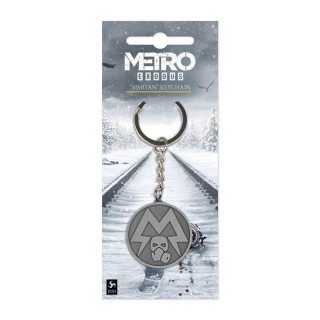 Metro Exodus Metal Keychain Spartan Logo - Fém kulcstartó Ajándéktárgyak