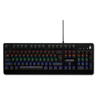 Spartan Gear - Lochos Wired Mechanical Gaming Keyboard - Vezetékes Mechanikus Gamer Billentyűzet PC