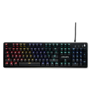 Spartan Gear - Cyclops Wired Mechanical Gaming Keyboard PC