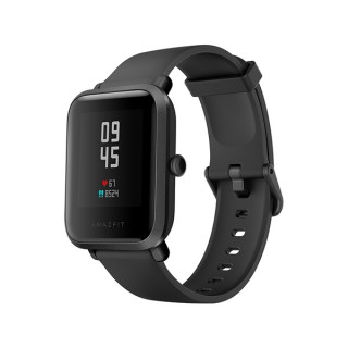 Amazfit BIP S fekete okosóra Mobil