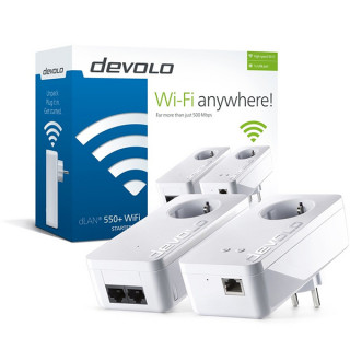 Devolo dLAN 550+ WiFi Starter Kit áramLAN (D 9840) PC