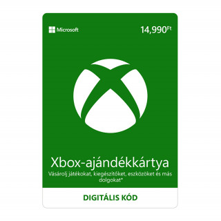 14990 forintos Microsoft XBOX ajándékkártya digitális kód Xbox One