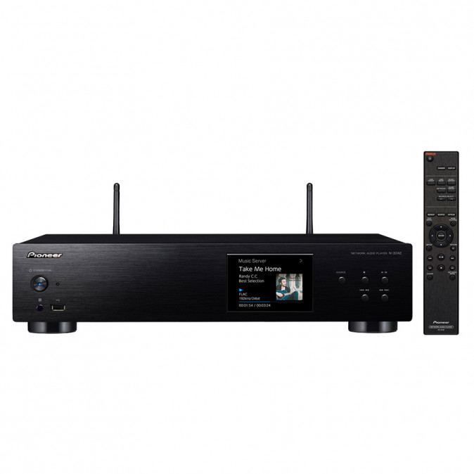 Pioneer N-30AE-B Fekete Hálózati Lejátszó Audio