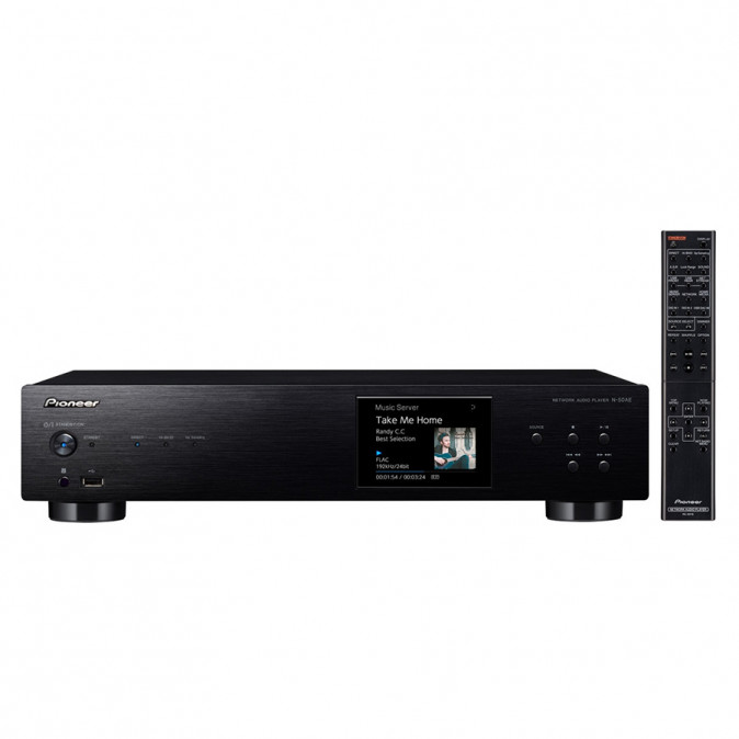 Pioneer N-50AE-B Fekete Hálózati Lejátszó Audio