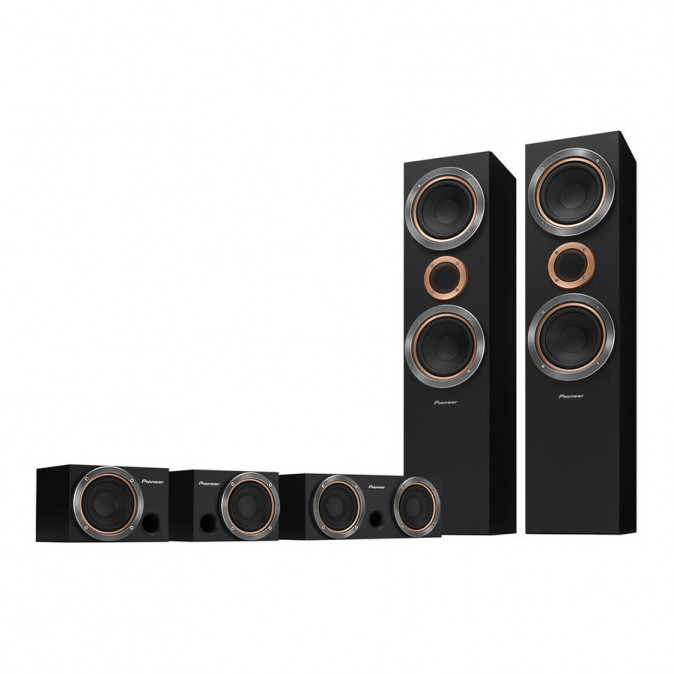 Pioneer S-RS55TB-B 5.0 Fekete Házimozi Hangfal Szett Audio