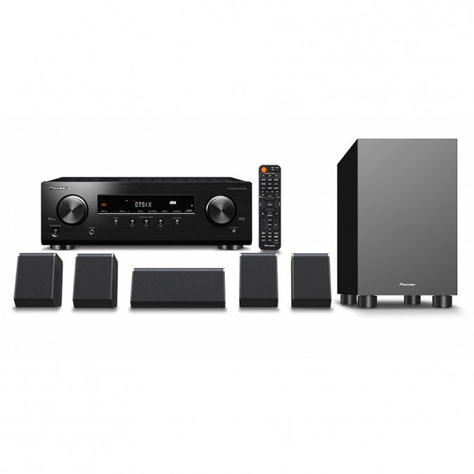 Pioneer HTP-076-B 5.1 csatornás fekete házimozi szett Audio