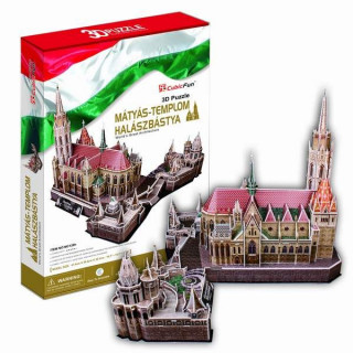 3D puzzle - Mátyás-templom, Halászbástya 176 db-os Játék