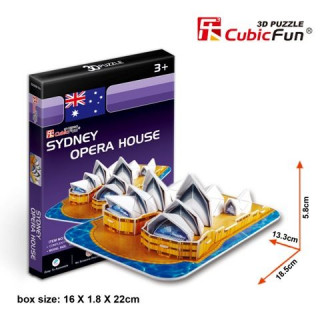 3D-puzzle mini Sydney Operaház 30 db-os Játék