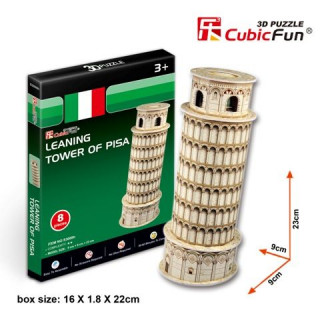 3D puzzle - Pisai ferde torony 8 db-os Játék