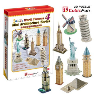 3D puzzle - Mini építészeti sorozat 4. Játék