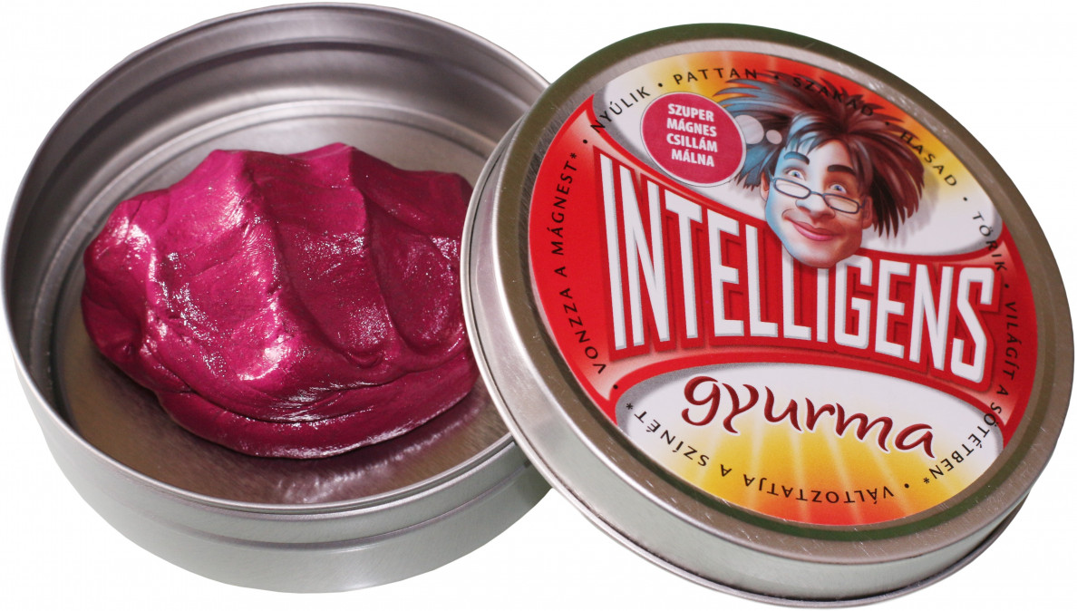 Intelligens Gyurma - csillám málna (mágneses piros/viola) Játék
