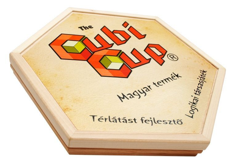 Cubicup, háromszemélyes, fadobozos Játék