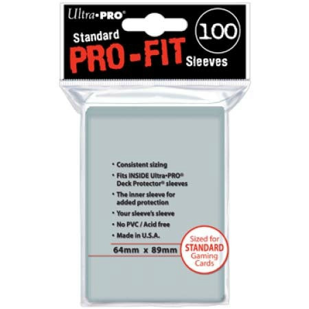 Ultra Pro Pro-fit kártyavédő (63,5x88mm, 100 db/csomag) Játék