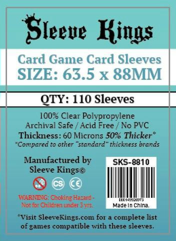 Sleeve Kings Standard kártyavédő (sleeve) -63,5x88 mm (110 db/csomag) Játék