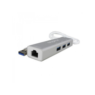 APPROX USB HUB - RJ45 (10/100/1000Mbps) + 3db USB3.0 Otthon