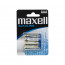 Maxell Elem - Alkáli elem,  4db AAA (LR03), 1,5V (no mercury) thumbnail