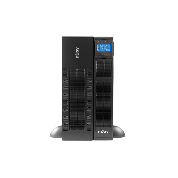 NJOY Szünetmentes 10000VA - Balder 10000 (Online, RS232, USB, szoftver, LCD kijelző, 3U rack, akkumulátorok nél PC