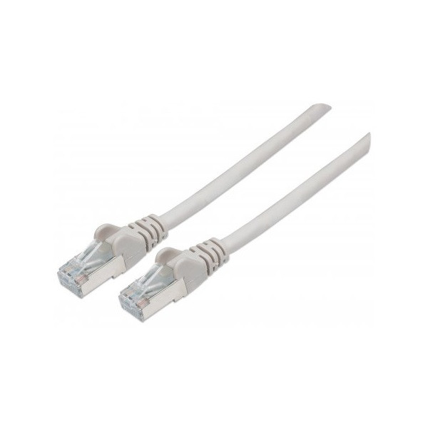 Manhattan Kábel - SFTP Patch (RJ45 to RJ45, Cat6, 250Mhz, LSOH, 4 x 2 x AWG 28/7 réz, 1m, Szürke) PC