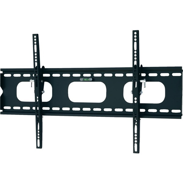 MOUNT-WALL Manhattan TV állvány - Fali, dönthető TV állvány Fekete (max.VESA:600x400)(37"-70"-ig) TV