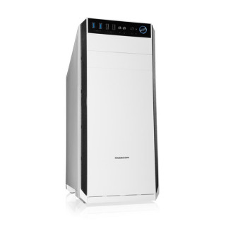 ModeCom Számítógépház - Oberon Pro Silent (ATX, mATX; ITX; 2xUSB3,0; 2xUSB2.0, HD Audio; porszuro, fehér) PC