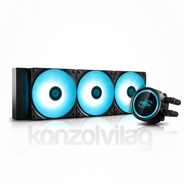 DeepCool CPU Water Cooler - GAMMAXX L360 V2 (18,9-30dB, max. 117.80 m3/h, 3x12cm) PC