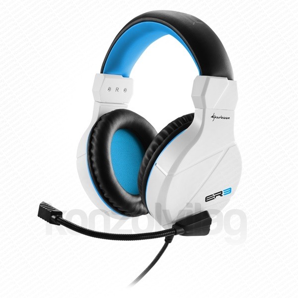 Sharkoon Rush ER3 - Fehér/Kék PC