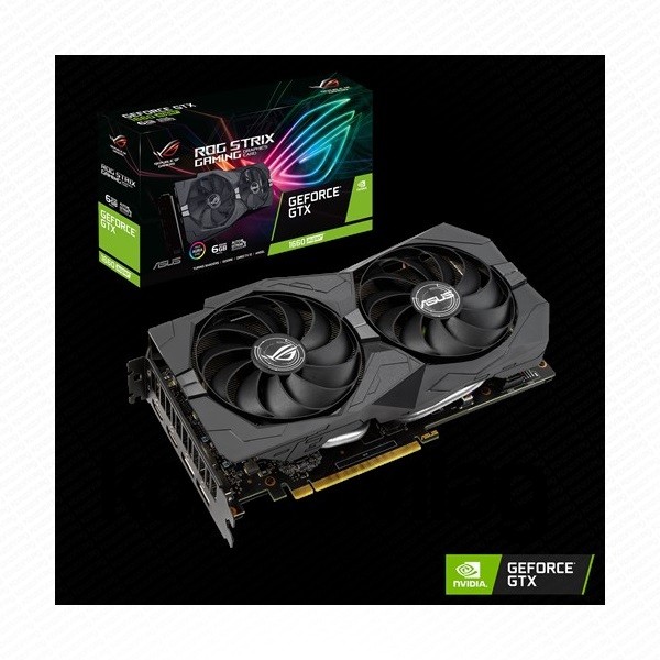 Asus Videokártya - nVidia ROG-STRIX-GTX1660S-6G-GAMING (6144MB, DDR6, 192bit, 1785/14002Mhz, 2xHDMI, 2xDP) PC
