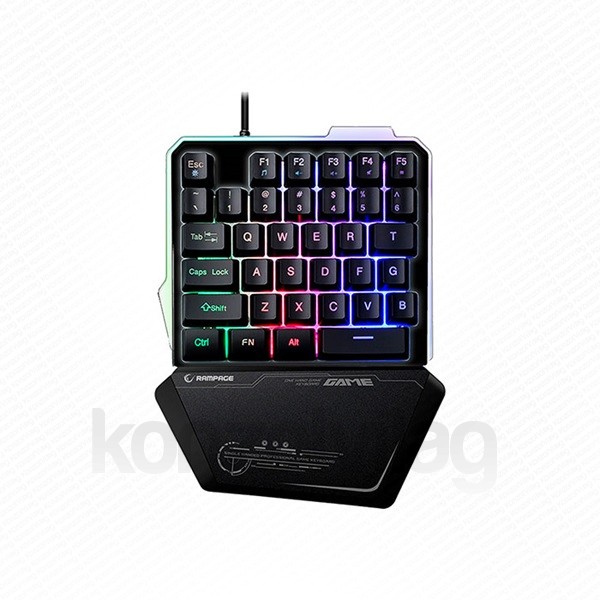 Rampage Billentyűzet - KB-R24 X-MINI (RGB LED világítás) PC