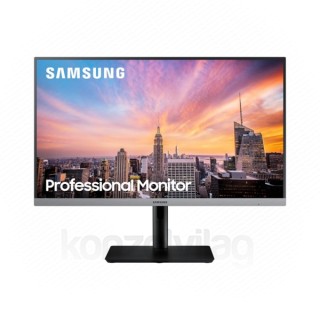 Samsung Monitor 24" - S24R650FDUX (IPS, 16:9, 1920x1080, 250cd/m2, 5ms, HDMI, DP, USB 3.0 x2, USB2.0 x2, szürke) PC