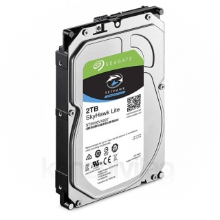 Seagate Belső HDD 3.5" 2TB - ST2000VX007 (5900rpm, 64 MB puffer, SATA3 - SkyHawk (biztonságtechnikai rögzítőkbe)) PC