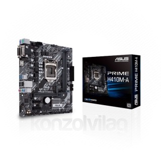 Asus Alaplap - Intel PRIME H410M-A s1200 (H410, 2xDDR4 2933MHz, 4xSATA3, M.2, 6xUSB2.0, 4xUSB3.2) PC