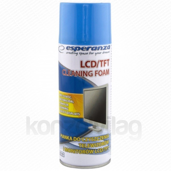 Esperanza LCD/TFT tisztítóhab (400ml) PC
