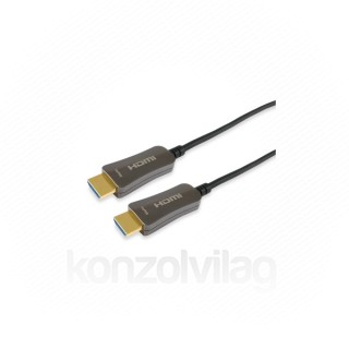 Equip Kábel - 119430 (Aktív HDMI2.0 kábel, apa/apa, 4K/60Hz, 3D, HDCP2.2, HDR, aranyozott, 30m) PC