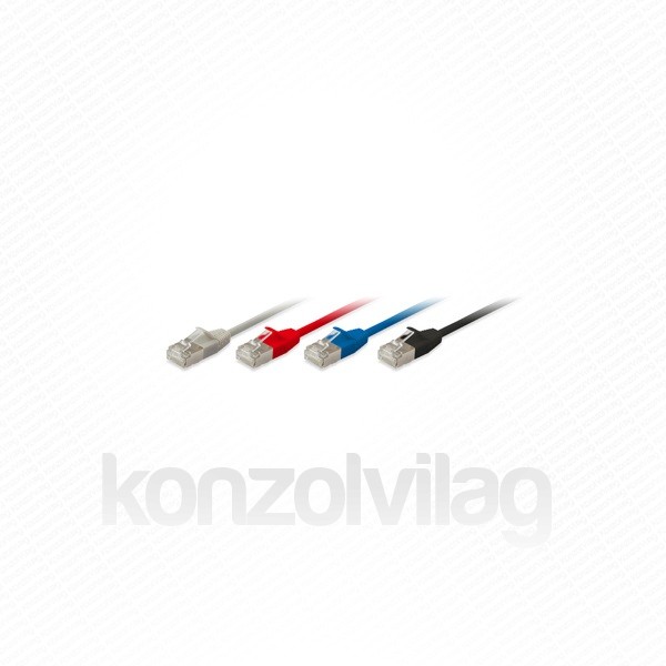 Equip Slim Kábel - 606116 (S/FTP patch kábel, Vékony, CAT6A, Réz, LSOH, 10Gb/s, bézs, 3m) PC