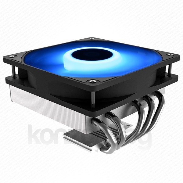 ID-Cooling CPU Cooler - IS-50 MAX RGB (16-31,5dB; max. 95,99 m3/h; 4pin csatlakozó, 5 db heatpipe, 12cm, PWM, LED) PC