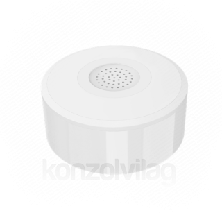 Woox Smart Zigbee Beltéri Sziréna - R7051 (85dB, Zigbee 3.0, 500mAh újratölthető akkumulátor, beltéri) Otthon