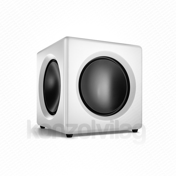 WaveMaster Aktív mélynyomó - FUSION White (125W RMS, RCA, Fehér) PC
