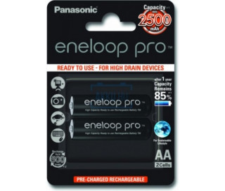 GP Panasonic Eneloop Pro AA 2500mAh akkumulátor 2db/bliszter PC