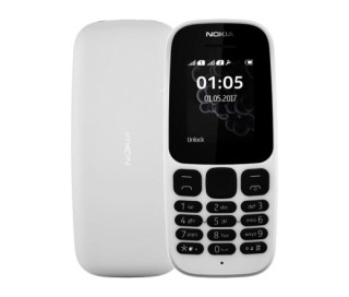 TEL NOKIA 105 (2017) DS Fehér Mobil