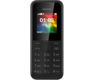 TEL NOKIA 105 Black SS (RM-1134) Mobil