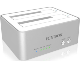 HDD-DOCK Raidsonic Icy Box 2,5"/3,5" IB-120CL-U3 (USB3.0) - Fehér PC