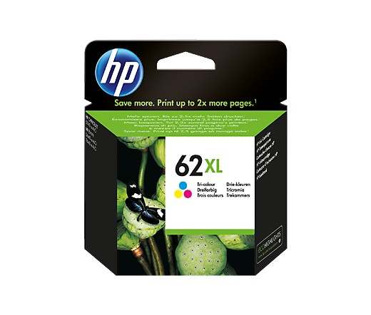 HP 62XL (C2P06AE) - Színes, nagy kapacitású PC