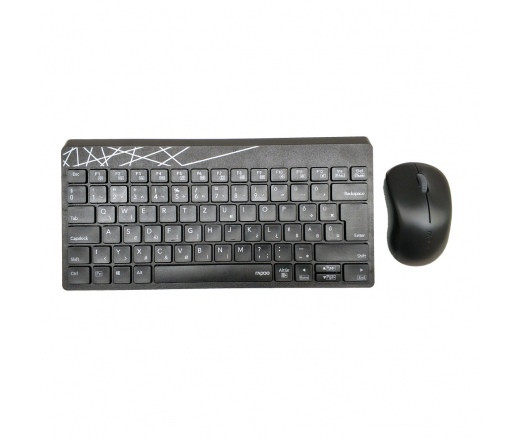 Rapoo 8000S Wireless Keyboard & Mouse Combo Black PC