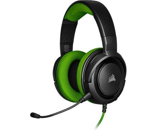 Corsair HS35 Gaming Headset Black/Green PC