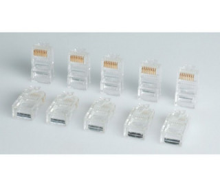 LAN Roline UTP RJ45 8P8C dugó - 10db/cs PC