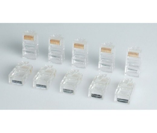 LAN Roline UTP RJ45 8P8C dugó - 10db/cs PC