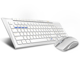 Rapoo 8200M Multi-mode wireless keyboard & mouse White HU PC