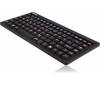 IcyBox KeySonic Mini keyboard waterproof, USB 2.0, industrial IP68, Black PC