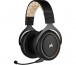 Corsair HS70 PRO WIRELESS Headset Fejpánt Fekete, Krém Bluetooth thumbnail