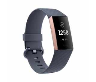 Fitbit Charge 3 Rosegold / Blue Grey Mobil